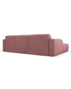 Canapé d'angle Gauche Lola 4 Places rose - 250x170x72 cm