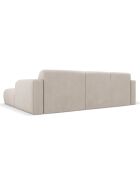 Canapé d'angle Droit Lola 4 Places beige - 250x170x72 cm