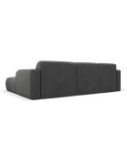 Canapé d'angle Droit Lola 4 Places gris foncé - 250x170x72 cm