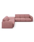 Canapé d'angle Gauche Lola 6 Places rose - 315x250x72 cm