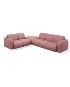 Canapé d'angle Gauche Lola 6 Places rose - 315x250x72 cm