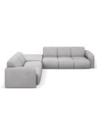 Canapé d'angle Gauche Lola 6 Places gris clair - 315x250x72 cm