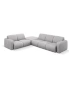 Canapé d'angle Gauche Lola 6 Places gris clair - 315x250x72 cm