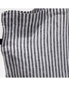 Sac cabas 100% Lin Vezzani charbon - 60x35 cm