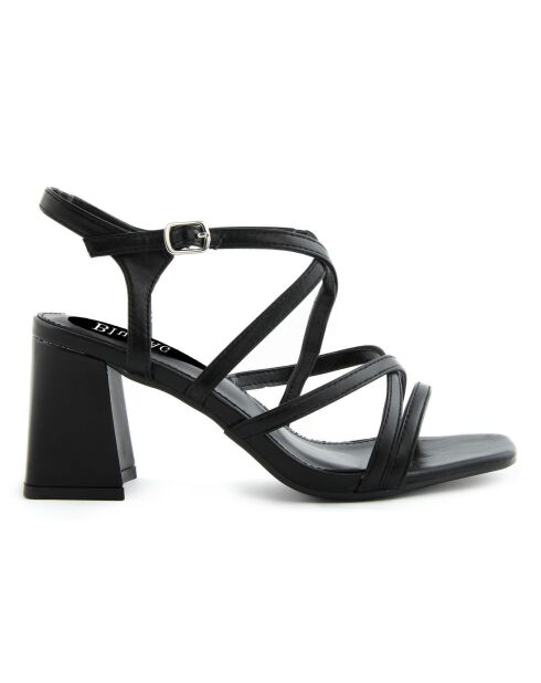 Sandali Isabelle neri - tacco 8 cm