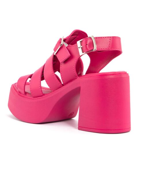 Chiara fuchsia sandalen - hak van 8 cm