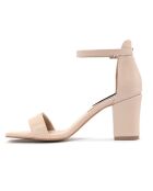 Sandales Danielle beiges - Talon 8 cm