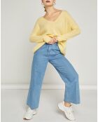 Pull 100% Cachemire Paola jaune