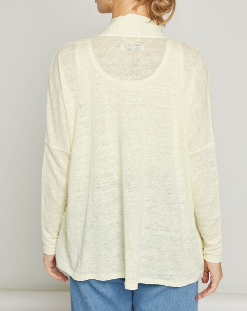 Twin-set 100% Lin Pin jaune