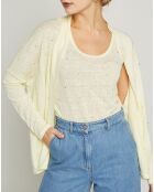 Twin-set 100% Lin Pin jaune