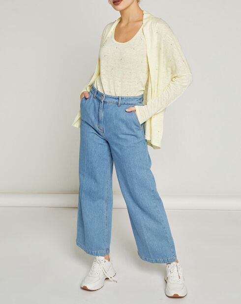 Twin-set 100% Lin Pin jaune