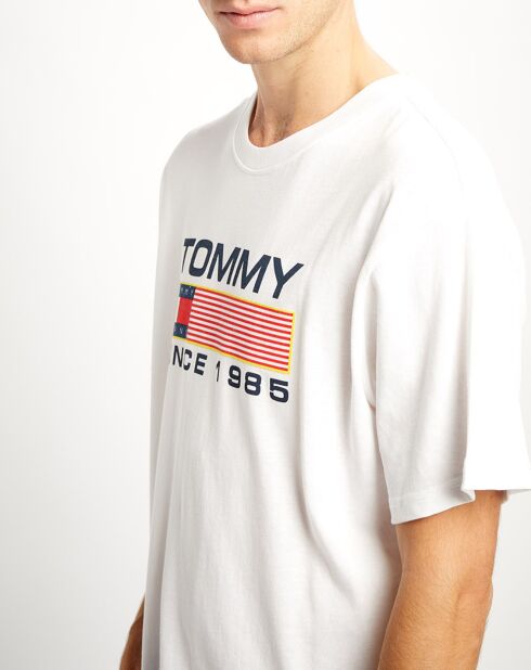 T-Shirt Athletic Twisted logo blanc