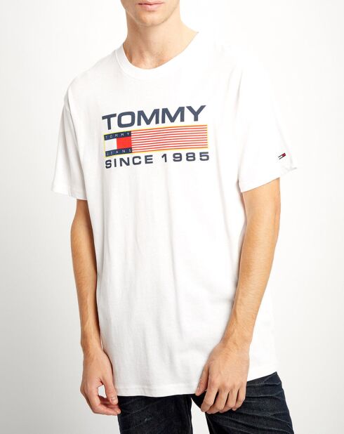 T-Shirt Athletic Twisted logo blanc