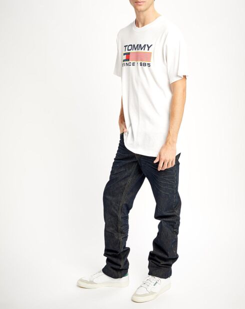 T-Shirt Athletic Twisted logo blanc