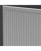 Marius Klapptisch für den Garten aus grauem Aluminium - 70x70 cm