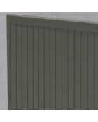 Klappbarer Gartentisch Marius aus khakifarbenem Aluminium - 70x70xH.73 cm