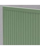 Klappbarer Garten-Säulentisch aus lagunengrünem Aluminium - 70x70xH.73 cm