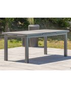 Gartenset Venice ausziehbarer Tisch Anthrazitgrau - 190/250x95x77 cm