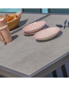 Gartenset Venice ausziehbarer Tisch Anthrazitgrau - 190/250x95x77 cm