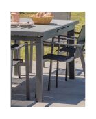 Gartenset Venice ausziehbarer Tisch Anthrazitgrau - 190/250x95x77 cm