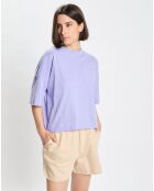 T-Shirt 100% Coton Bio violet clair