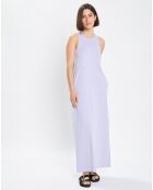 Robe maxi violet clair