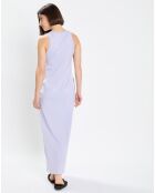 Robe maxi violet clair