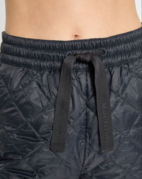Short Matelassé bleu marine