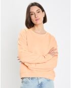 Sweat Crew Neck Coton Bio orange clair