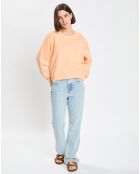 Sweat Crew Neck Coton Bio orange clair