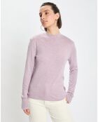 T-Shirt 100% Coton Bio violet clair