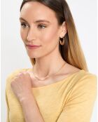 T-Shirt col bateau jaune
