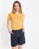 T-Shirt coton organique jaune moyen