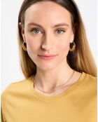 T-Shirt coton organique jaune moyen