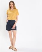 T-Shirt coton organique jaune moyen