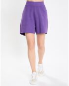 Short en maille Relax violet