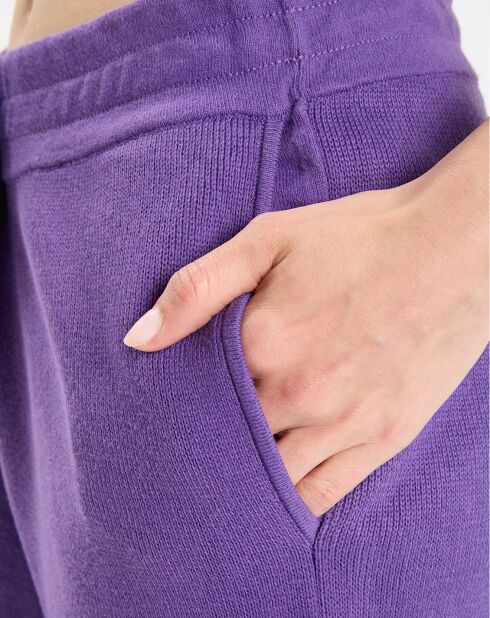 Short en maille Relax violet