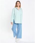 Chemise boyfriend bleu clair