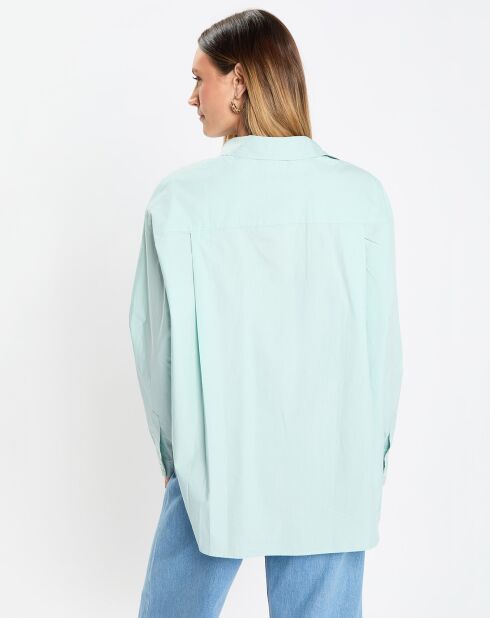 Chemise boyfriend bleu clair