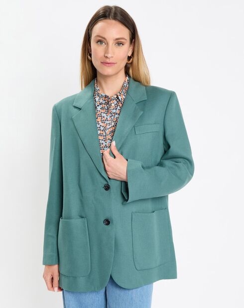 Blazer Oversize 2 boutons vert