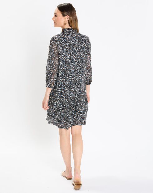 Robe Suzie imprimée à fleurs multicolore