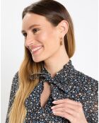 Robe Suzie imprimée à fleurs multicolore