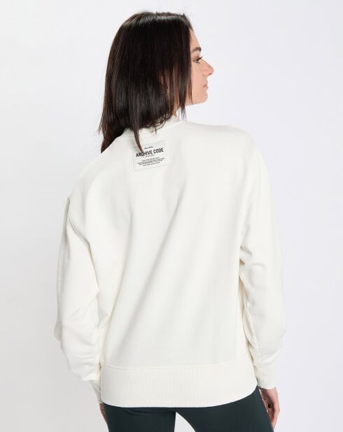 Sweat Oversized Lady Di blanc