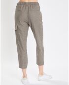 Pantalon à Carreaux fins multicolore