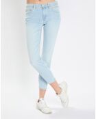 Jean Regular Alva Crop bleu clair