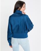 Bomber Aviateur bleu