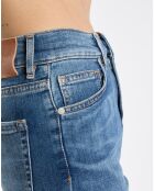 Jean Skinny Taille haute bleu moyen