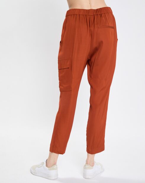 Pantalon à Poche orange