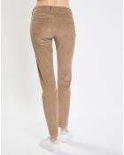 Pantalon en Velours côtelé Lulea beige