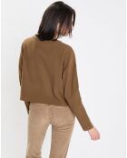 T-Shirt jersey stretch marron